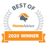 Best of HomeAdvisor 2020 award badge